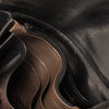 Leren Damesportemonnee Soft | Zwart-Taupe