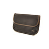 Leren Damesportemonnee Soft | Zwart-Taupe