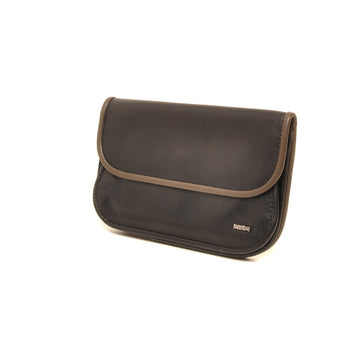 Leren Damesportemonnee Soft | Zwart-Taupe