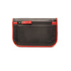 Leren Damesportemonnee Soft | Zwart-rood
