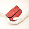 Leren Damesportemonnee Soft | Rood-Zwart