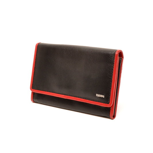 leren-damesportemonnee-soft-zwart-rood-2