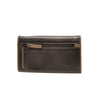 Leren Damesportemonnee Soft | Zwart-Taupe