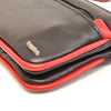 Leren Sleuteletui Soft | Zwart-rood