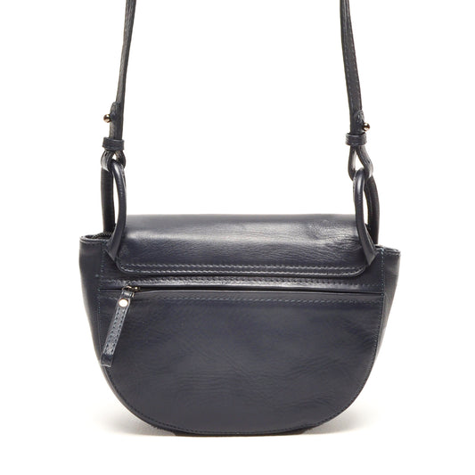 Leren Crossbody Dames Soft | Donkerblauw