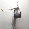 Leren Schoudertas Dames Soft | Donkerblauw