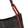 Leren Schoudertas Dames Soft | Zwart-rood
