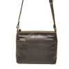 Leren Crossbody Dames Soft | Zwart-Taupe