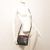 Leren Crossbody Dames Soft | Zwart-rood