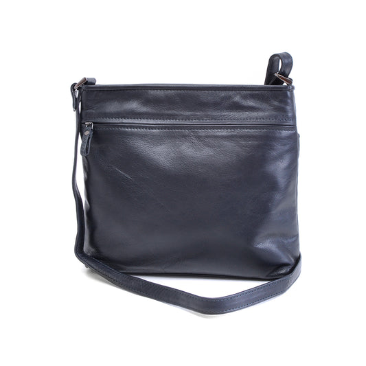 Leren Crossbody Dames Soft | Donkerblauw