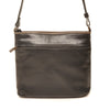 Leren Crossbody Dames Soft | Zwart-Taupe