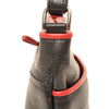 Leren Crossbody Dames Soft | Zwart-rood