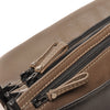 Leren Crossbody Dames Soft | Zwart-Taupe