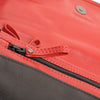 Leren Crossbody Dames Soft | Zwart-rood