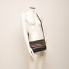 Leren Crossbody Dames Soft | Zwart-rood