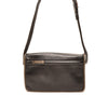 Leren Crossbody Dames Soft | Zwart-Taupe