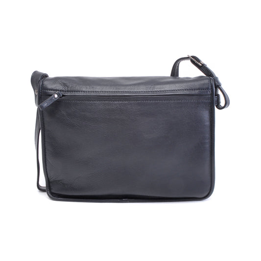 Leren Crossbody Dames Soft | Donkerblauw