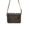 Leren Crossbody Dames Soft | Zwart-Taupe