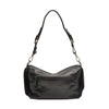 Leren Schoudertas Dames Soft | Zwart