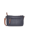 Leren Schoudertas Dames Chamonix | Donkerblauw