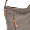 Leren Schoudertas Dames Chamonix | Grijs-Bruin