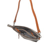 Leren Schoudertas Dames Chamonix | Grijs-Bruin