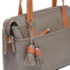 Leren Handtas Dames Chamonix | Grijs-Bruin
