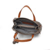 Leren Handtas Dames Chamonix | Grijs-Bruin