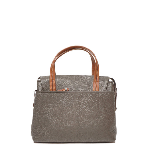 Leren Handtas Dames Chamonix | Grijs-Bruin