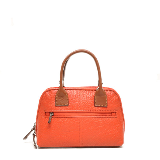 Leren Mini Crossbody Dames Chamonix | Oranje
