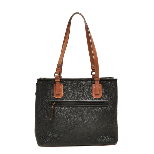 Leren Shopper Dames Chamonix | Zwart
