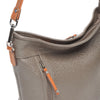 Leren Schoudertas Dames Chamonix | Grijs-Bruin