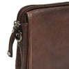Leren Crossbody Dames Lucca | Donkerbruin