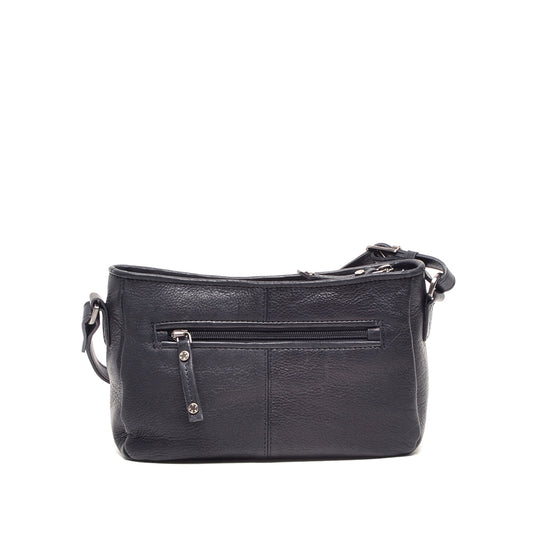 Leren Crossbody Dames Lucca | Donkerblauw