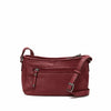 Leren Crossbody Dames Lucca | Bordeaux Rood