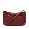 Leren Crossbody Dames Lucca | Bordeaux Rood