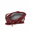 Leren Crossbody Dames Lucca | Bordeaux Rood