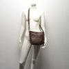 Leren Crossbody Dames Lucca | Donkerbruin
