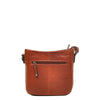 Leren Crossbody Dames Lucca | Cognac