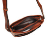 Leren Crossbody Dames Lucca | Cognac