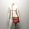 Leren Crossbody Dames Lucca | Cognac