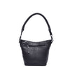 Leren Schoudertas Dames Lucca | Donkerblauw
