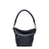 Leren Schoudertas Dames Lucca | Donkerblauw