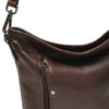Leren Schoudertas Dames Lucca | Donkerbruin