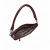 Leren Schoudertas Dames Lucca | Donkerrood
