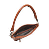 Leren Schoudertas Dames Lucca | Cognac