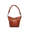 Leren Schoudertas Dames Lucca | Cognac