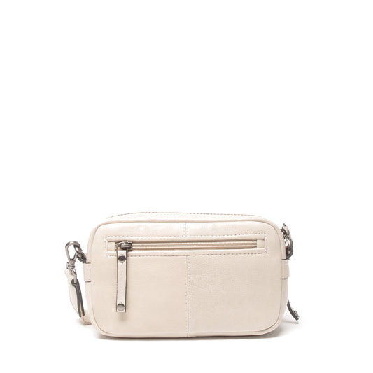 Leren Crossbody Dames Lucca | Wit