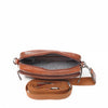 Leren Crossbody Dames Lucca | Cognac