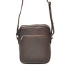 Leren Crossbody Heren Lucca | Donkerbruin